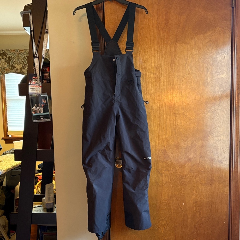 Kids Black Overalls
